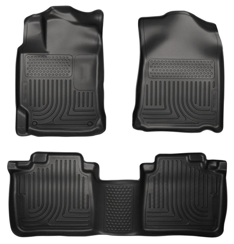 Husky Liners 2012 Toyota Camry WeatherBeater Combo Black Floor Liners - Corvette Realm