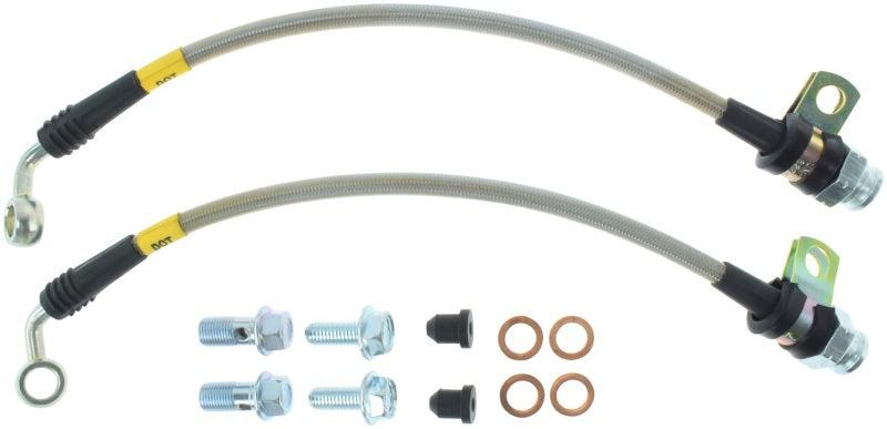 StopTech 03-07 Infiniti FX35/45 Rear Stainless Steel Brake Lines - Corvette Realm