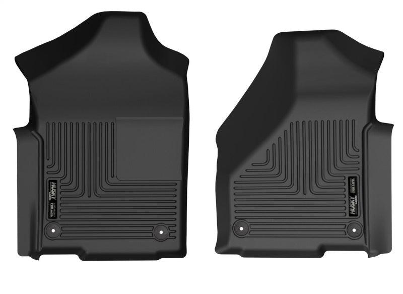 Husky Liners 19-22 Ram 2500/3500 Standard Cab Vinyl X-Act Contour Front Black Floor Liner - Corvette Realm