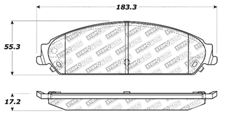 StopTech Street Select Brake Pads - Front/Rear - Corvette Realm