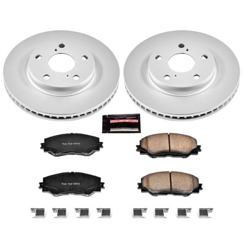 Power Stop 10-12 Lexus HS250h Front Z17 Evolution Geomet Coated Brake Kit - Corvette Realm