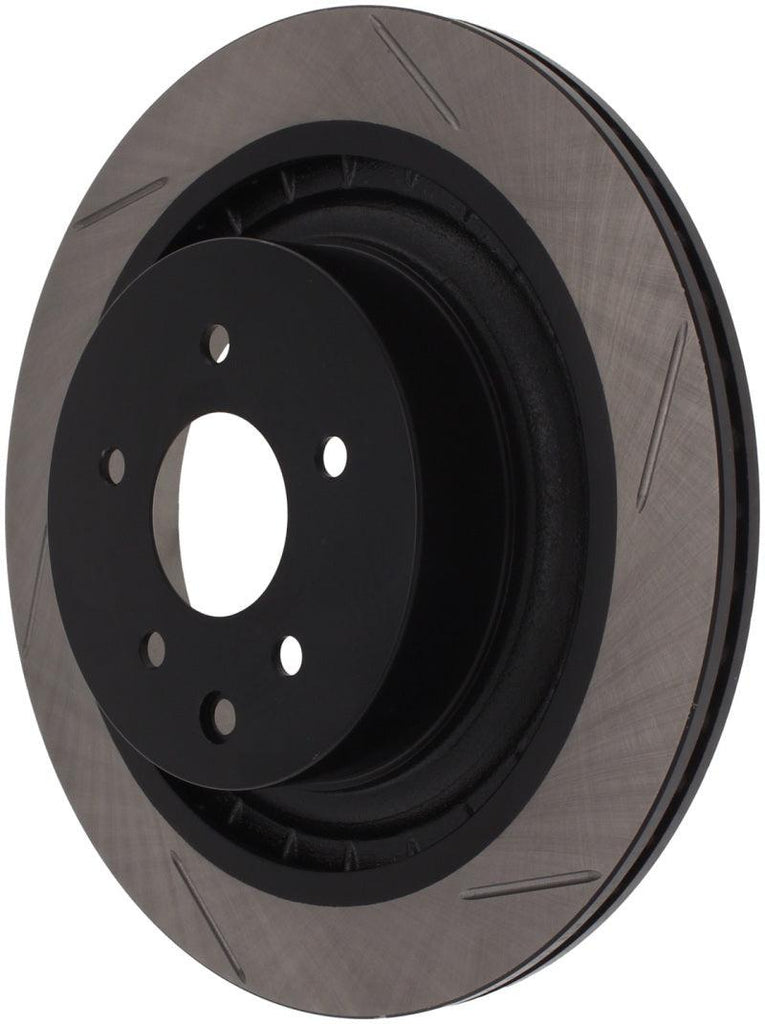 StopTech Power Slot Nissan 370z / Infiniti G37 SportStop Slotted Rear Left Rotor - Corvette Realm