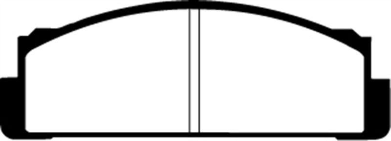 EBC 68-83 Fiat 124 1.6 Greenstuff Front Brake Pads - Corvette Realm