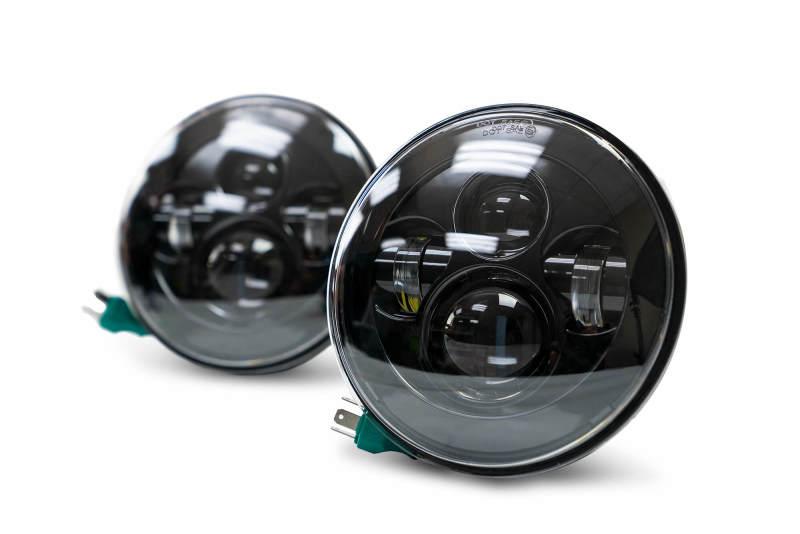DV8 Offroad 07-18 Jeep Wrangler JK LED Projector Headlights - Corvette Realm