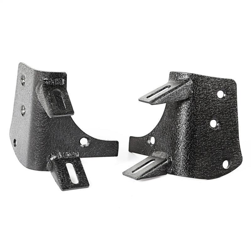 Rugged Ridge 97-06 Jeep Wrangler TJ Textured Black Dual A-Pillar Light Mount - Corvette Realm