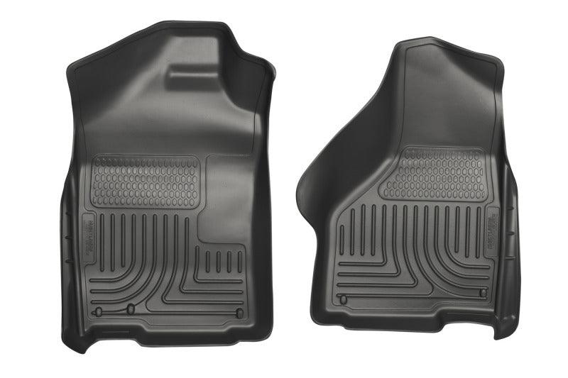 Husky Liners 03-12 Dodge Ram 1500/2500/3500 Series Regular/Quad Cab WeatherBeater Black Floor Liners - Corvette Realm