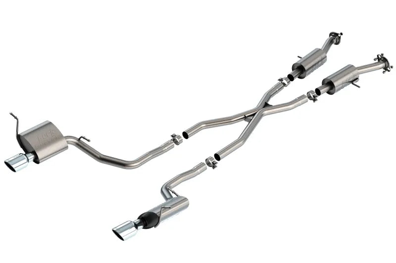 Borla 14-21 Jeep Grand Cherokee 3.6L V6 2/4WD 2.25in S-Type Cat-back Exhaust