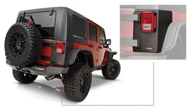 Bushwacker 07-18 Jeep Wrangler Trail Armor Rear Corners - Black - Corvette Realm
