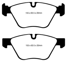 Load image into Gallery viewer, EBC 08-10 BMW 128 3.0 Yellowstuff Front Brake Pads - Corvette Realm