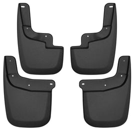 Husky Liners 15-22 Chevy Colorado w/o Flares (Excl. ZR2) Front and Rear Mud Guards - Black - Corvette Realm