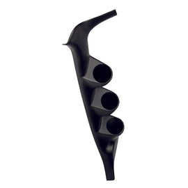 Autometer 92-97 Ford F Series (exc 97 F-150) Triple Pillar - Black - Corvette Realm