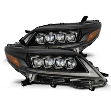 Load image into Gallery viewer, AlphaRex 2011+ Toyota Sienna NOVA LED Proj Headlights Plank Style Black w/Activ Light/Seq Signal/DRL - Corvette Realm