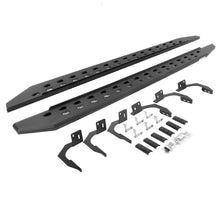 Load image into Gallery viewer, Go Rhino 10-22 Ram 2500/3500HD Crew Cab 4DR RB20 Slim Running Boards Kit (Incl. Brackets) - Tex. Blk