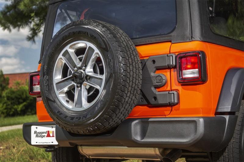 Rugged Ridge Spartacus HD Tire Carrier Hinge Casting 18-20 Jeep Wrangler JL - Corvette Realm