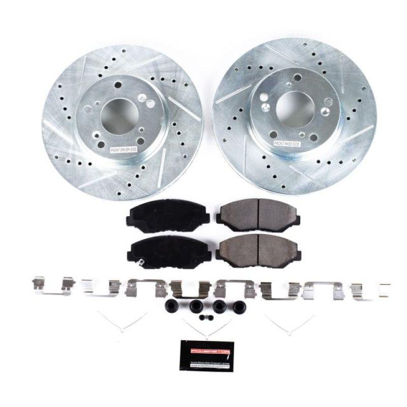 Power Stop 14-15 Acura ILX Front Z23 Evolution Sport Brake Kit - Corvette Realm