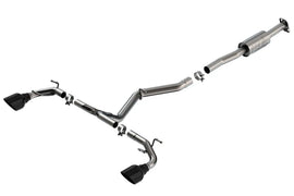 Borla 22-25 Subaru BRZ/Toyota GR86 2.4L RWD AT/MT ATAK Catback Exhaust - Black Chrome Tips