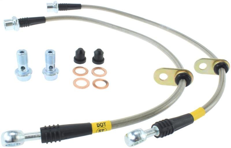 StopTech 92-01 Toyota Camry Stainless Steel Rear Brake Lines - Corvette Realm