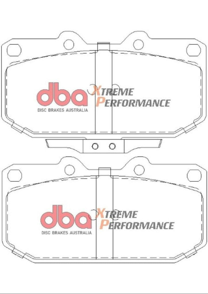 DBA 06-07 Subaru WRX XP650 Front Brake Pads - Corvette Realm