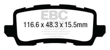 Load image into Gallery viewer, EBC 13+ Acura RLX 3.5 Yellowstuff Rear Brake Pads - Corvette Realm