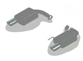 Borla 15-17 Ford Mustang GT 5.0L V8 MT/AT 2.5in pipe 4in tip ATAK Axle-Back Exhaust