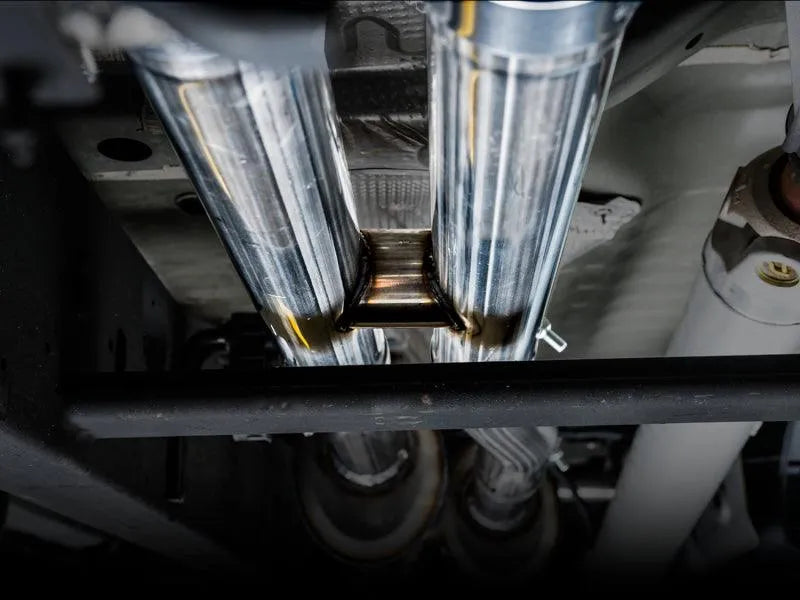 AWE Tuning 4th Gen GM 1500 6.2L 0FG Catback Split Rear Exit (w/ Bumper Cutouts) - Quad Chrome Tips - Corvette Realm