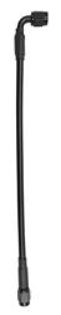 Fragola -3AN Ext Black Covered Assembly Straight x 90ft 14in - Corvette Realm