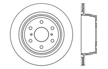 Load image into Gallery viewer, StopTech 07-10 GMC Sierra (w/ Rear Drum) / 07-09 GMC Yukon Rear Left Slotted &amp; Drilled Rotor - Corvette Realm