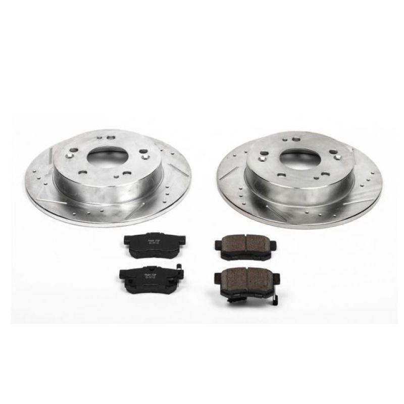 Power Stop 13-15 Acura ILX Rear Z23 Evolution Sport Brake Kit - Corvette Realm