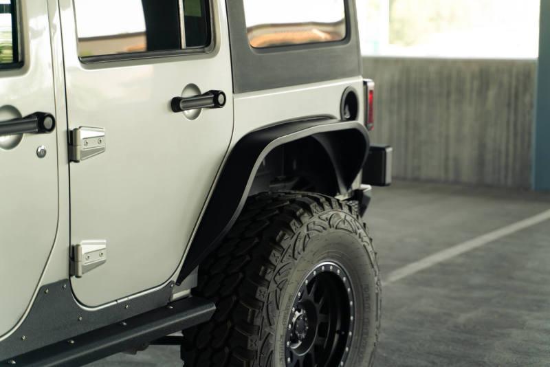 DV8 Offroad 07-18 Jeep Wrangler JK Slim Fender Flares - Corvette Realm