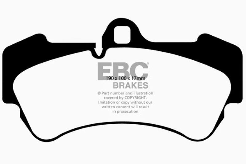 EBC 04-06 Porsche Cayenne 3.2L Bluestuff Front Brake Pads - Corvette Realm