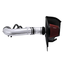 Spectre 04-14 Nissan Titan V8-5.6L F/I Air Intake Kit - Polished w/Red Filter - Corvette Realm