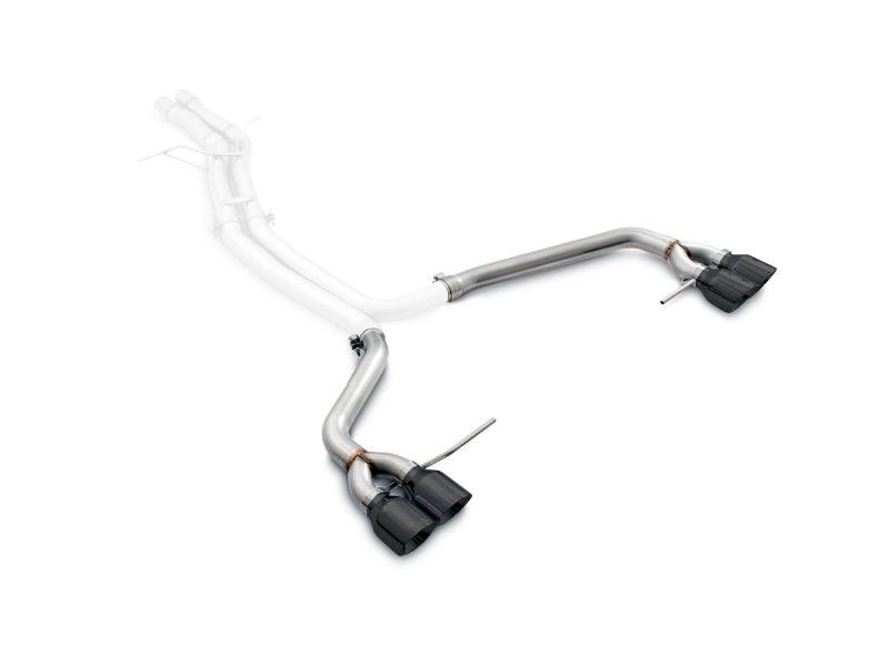 AWE Tuning Porsche Macan Track Edition Exhaust System - Diamond Black 102mm Tips - Corvette Realm