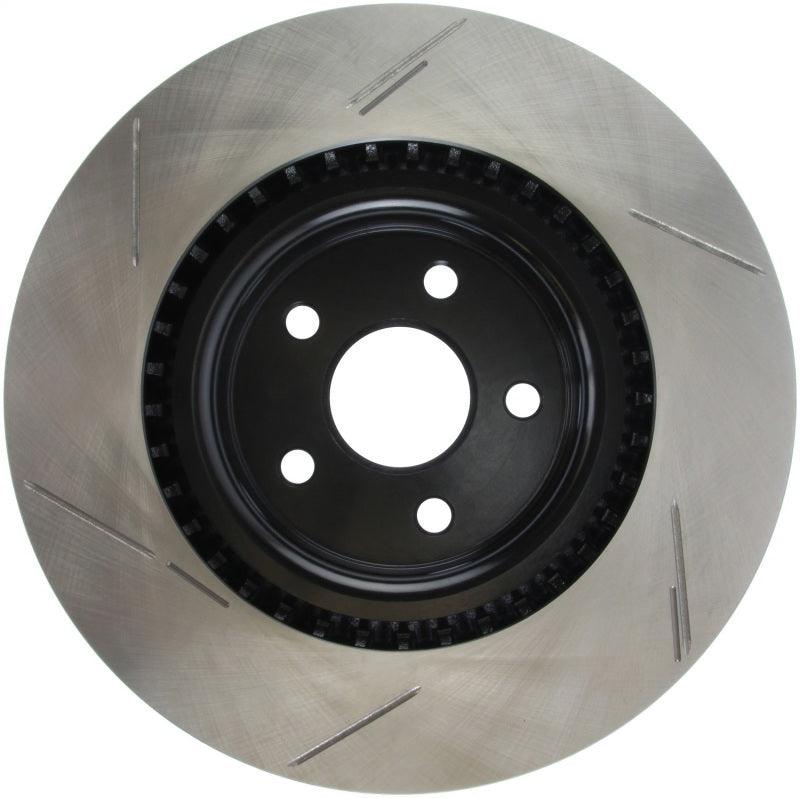 StopTech 12-18 Jeep Grand Cherokee SRT8 (380mm Front Disc) Front Left Slotted Sport Brake Rotor - Corvette Realm