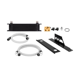 Mishimoto 02-05 Subaru WRX/STi Thermostatic Oil Cooler Kit - Black - Corvette Realm