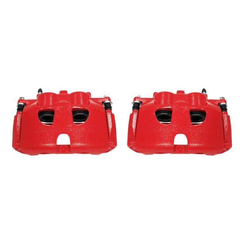 Power Stop 10-17 Ford Expedition Front Red Calipers w/Brackets - Pair - Corvette Realm