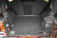 Load image into Gallery viewer, Rugged Ridge Floor Liner Cargo Black 2007-2018 Jeep Wrangler Unlimited JK 4 Dr