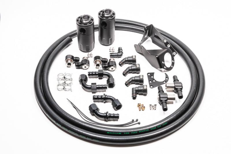 Radium Engineering Dual Catch Can Kit Nissan R32 Skyline GT-R Fluid Lock - Corvette Realm