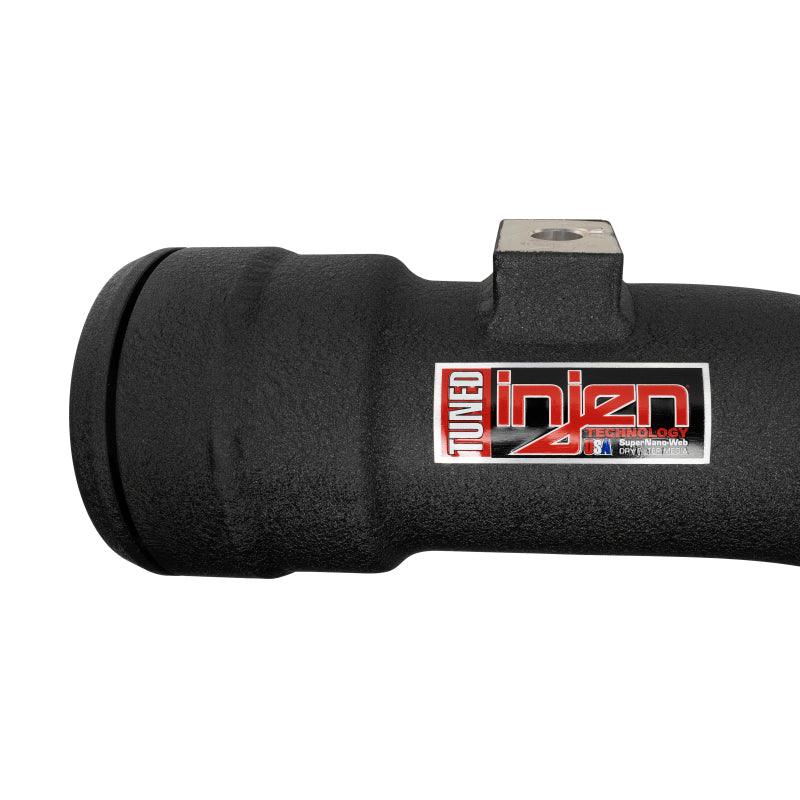 Injen 17-22 Ford F250/F/350/F-450/F-550 V8-6.7L Turbo Diesel Wrnkl Blk Intercooler Cold Side Piping - Corvette Realm