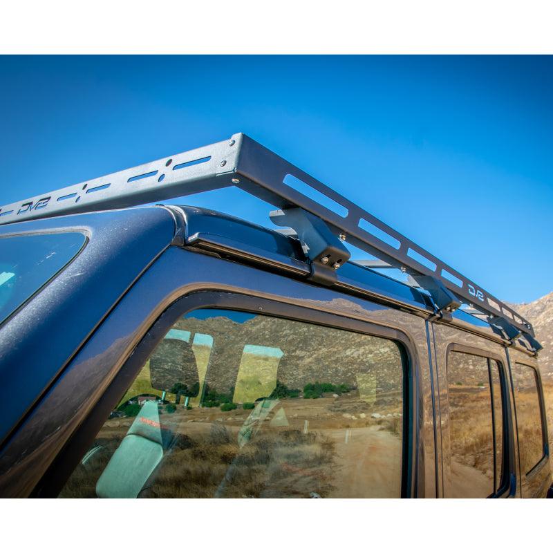 DV8 Offroad 18-21 Jeep Wrangler JL 4-Door Roof Rack - Corvette Realm