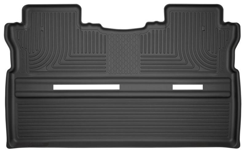 Husky Line 2017 Honda Ridgeline WeatherBeater 2nd Row Black Floor Liners - Corvette Realm