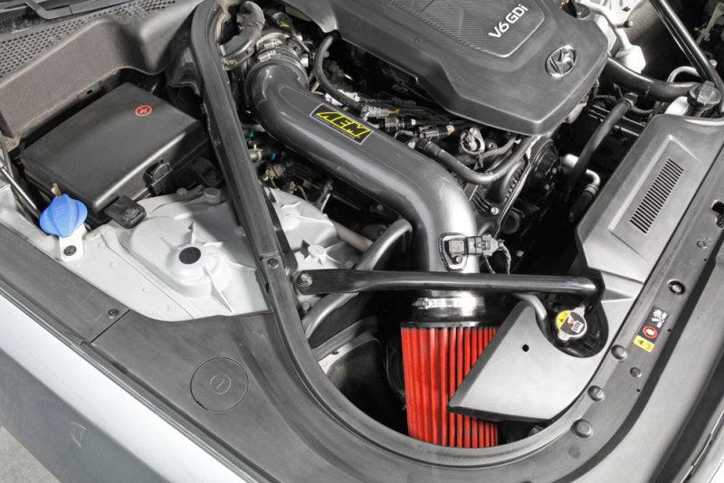 AEM 2015 Hyundai Genesis 3.8L-V6 F/I Silver Cold Air Intake - Corvette Realm