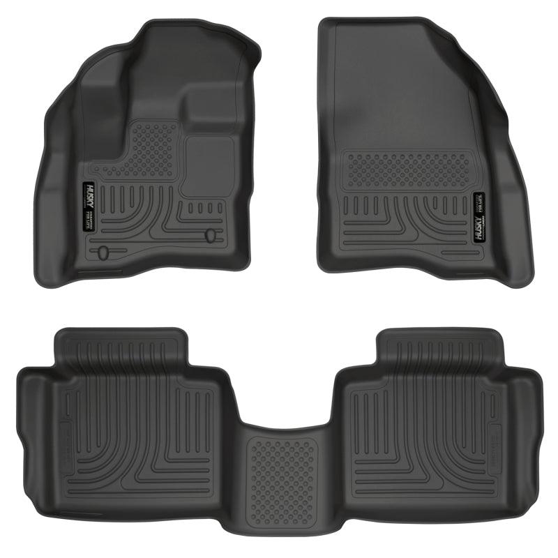 Husky Liners 10-13 Ford Taurus WeatherBeater Combo Black Floor Liners - Corvette Realm