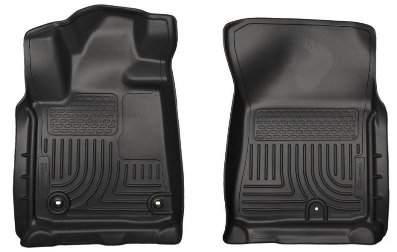 Husky Liners 12-13 Toyota Tundra Weatherbeater Black Front Floor Liners - Corvette Realm