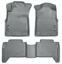 Load image into Gallery viewer, Husky Liners 05-13 Toyota Tacoma WeatherBeater Combo Grey Floor Liners - Corvette Realm