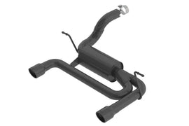 Borla 18-25 Jeep Wrangler JL/JLU 3.6L 2DR/4DR S-Type SS Axle Back Black Coated Exhaust w/3.5in Tips
