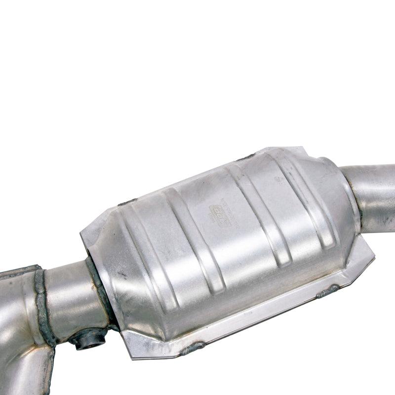 BBK 96-04 Mustang 4.6 GT / Cobra Short Mid X Pipe w Catalytic Converters 2-1/2 For Long Tube Headers - Corvette Realm