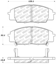 Load image into Gallery viewer, StopTech Performance 00-09 S2000/06+ Civic Si/02-06 RSX-S (non base) Front Brake Pads - Corvette Realm