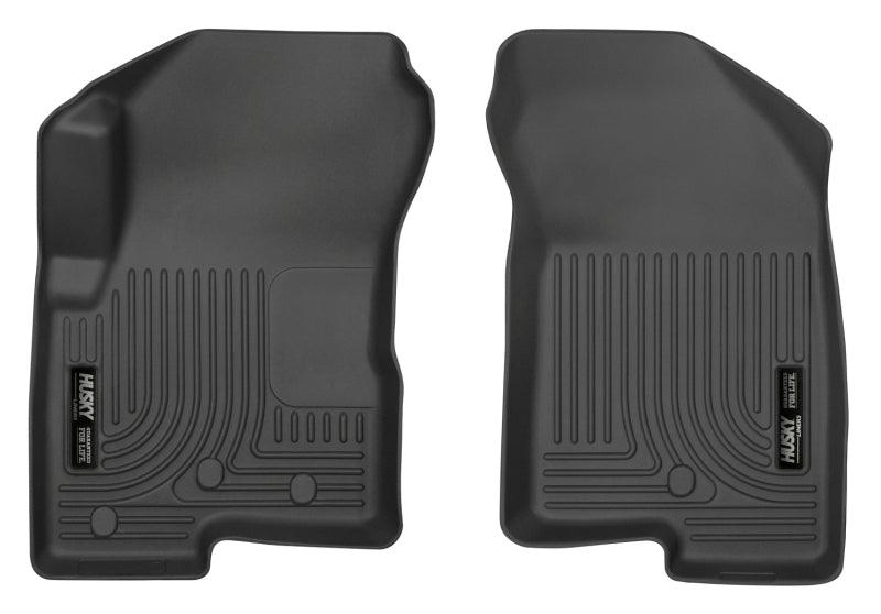 Husky Liners 07-12 Dodge Caliber / 07-12 Jeep Compass WeatherBeater Front Row Black Floor Liners - Corvette Realm