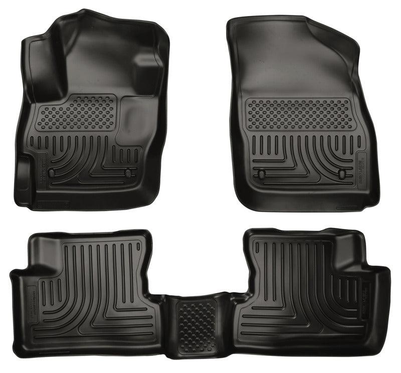 Husky Liners 10-12 Mazda 3 WeatherBeater Combo Black Floor Liners - Corvette Realm