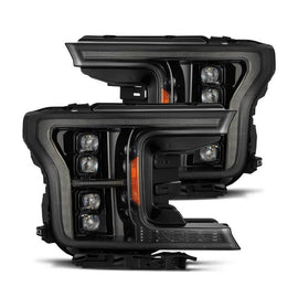 AlphaRex 18-20 Ford F-150 NOVA LED Proj Headlight Alpha Blk (14th Gen G2 Style) - Corvette Realm